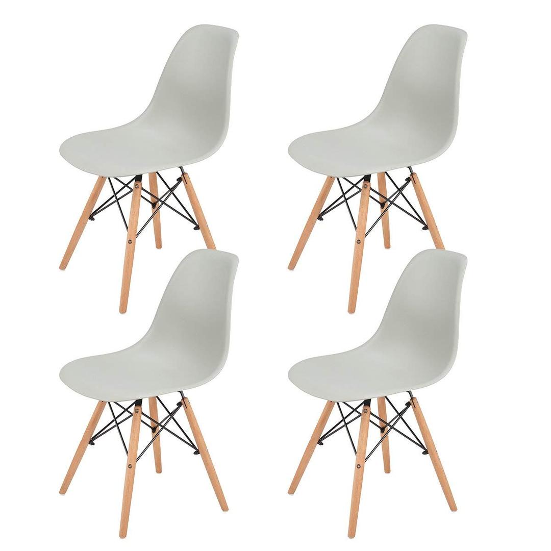 Chaises scandinaves - Blanc/Gris/Noir