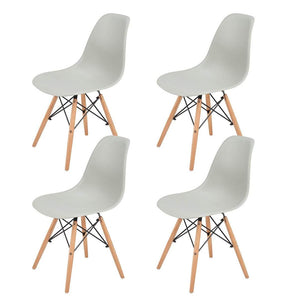 Chaises scandinaves - Blanc/Gris/Noir