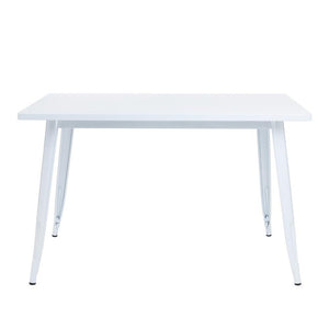 Table style industriel en acier et bois ( 120 x 80 cm ) - Disponible en plusieurs couleurs